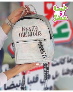 شنطة ظهر لامع 