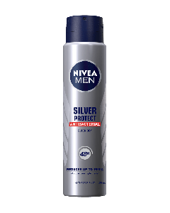 نيفيا بخاخ مزيل عرق رجالي silver protect antibacterial 150مل 