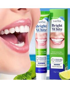 معجون اسنان SADOER Bright White Green Lemon Mint