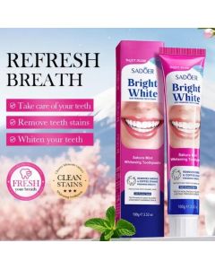 معجون اسنان سادور SADOER Bright White Sakura Mint 