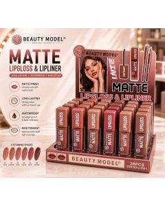جلوس وليب لاينر شفايف مات من Beauty Model – Matte Lip Gloss & Lip Liner