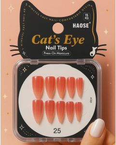 أظافر صناعية لاصقة HAOSE Cats eye N25