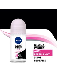 رول اون نيفيا 50 ml- B&W invisible 5×