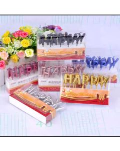 شمع احرف HAPPY BIRTHDAY