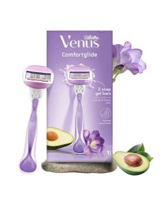 ماكينة حلاقة Gillette Venus Comfortglide برغوة الأفوكادو والعطر البنفسجي
