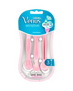 شفرات حلاقة نسائية Gillette Venus Sensitive – 3 حبات