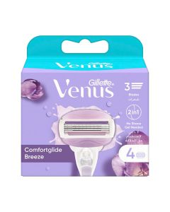 شفرات Gillette Venus Comfortglide Breeze – عبوة 4 شفرات فينوس