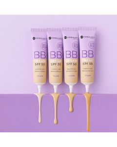 بي بي كريم فاونديشن بودرة سائلة مرطب مع حماية SPF 50 من Bell HYPO
