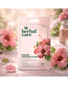 ماسك مقشر للبشرة إنزيمي بالكركديه – Herbal Care
