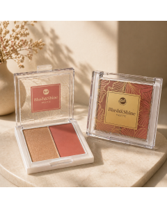 باليت بلاشر وهايلايتر Bell Blush & Shine Palette – درجة 02