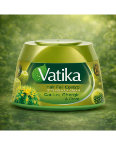 كريم تصفيف شعر فاتيكا Vatika – تحكّم بتساقط الشعر صبار، جرجير وزيت زيتون