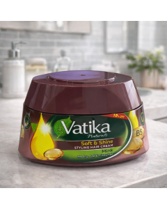  فاتيكا كريم تصفيف الشعر Vatika Soft & Shine بزيت المنك