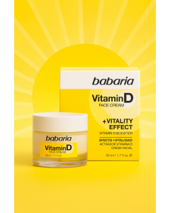 كريم باباريا بفيتامين D للوجه – Babaria Vitamin D Face Cream (50ml)