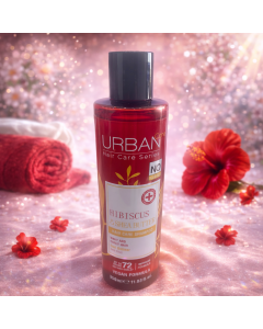 شامبو Urban Care كركديه وزبدة الشيا للشعر الكيرلي 350مل