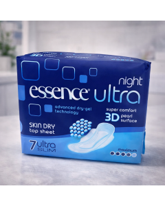 فوط صحية Essence Ultra Night – 7 قطع (Ultra Slim)