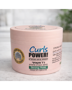 جل Curls Power لتثبيت وتحديد الشعر الكيرلي – Strong Hold 500 ml