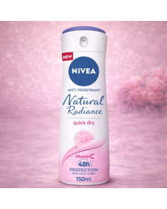 مزيل عرق معطر الجسم سبراي نيفيا ناتشورال ريدينس – NIVEA Natural Radiance (150 مل)
