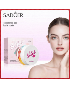 سكراب شفايف مرطب ثلاثي الألوان – SADÖER