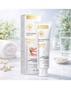 معجون اسنان SADOER Probiotic SP-3 – تبييض وعناية متقدمة
