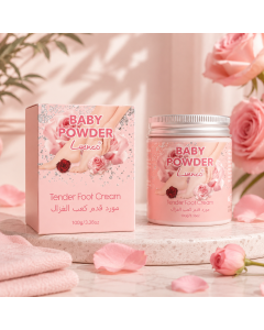 كريم ترطيب ومورد كعب الغزال Baby Powder