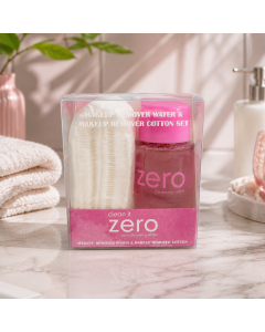 طقم مزيل مكياج Zero مع قطن تنظيف