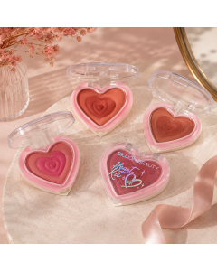 بلاشر قلب بطبقتين مع لمعة – Heart Layer Blush