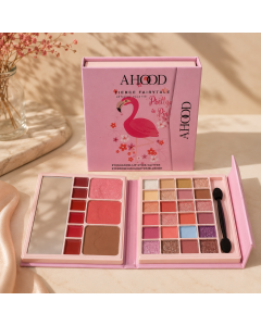 باليت مكياج AHOOD متعدد الاستخدامات – ظلال، بلاشر وروج