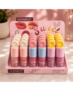 ليب جلوس دونات HUDAMOJI Sweet Velvet – لمعة ناعمة بطعم حلو