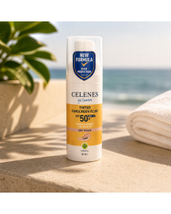 واقي شمس سيلينز ملون CELENES SPF 50+ للبشرة – 50 مل