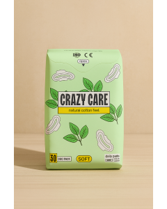 فوط صحية 30 قطعة crazy care - mint