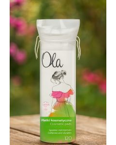 قطن ازالة مكياج مدور Ola – عدد 120 قطعة