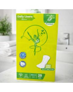فوط يومية Fit Premium Daily Liners – 180 ملم (عبوة 25)