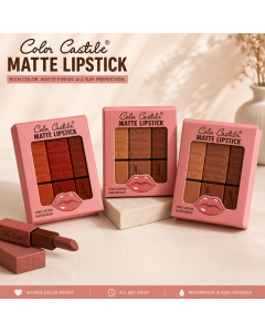 طقم روج مات ثلاثي Color Castle – Matte Lipstick Set