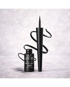ايلاينر سائل مات ثابت 24 ساعة نيفيرتي Neverti Matte Dipliner Black NP105