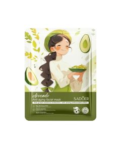 ماسك الوجه بالأفوكادو المضاد لعلامات التقدم بالعمر Avocado Anti-Aging Facial Mask من SADOER