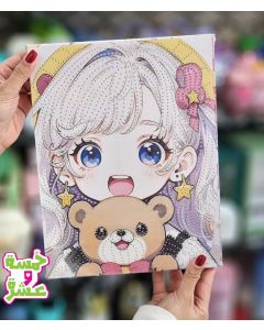 برواز انمي لعبة تصميم وتلوين الخرز