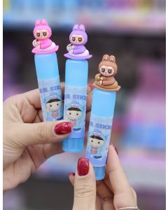 لاصق جامد (Glue Stick) بشخصيات كرتونية لابوبو labubu