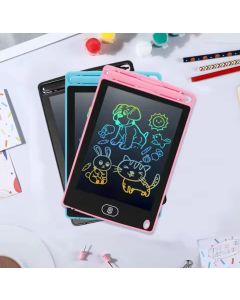 لوح رسم وكتابة LCD ملون مع حماية للعين – زر مسح وشاشة قفل 8.5 انش 