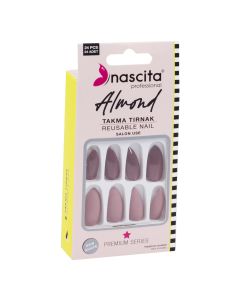 اظافر NASCITA ابيض 24 قطعة 