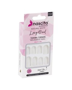 اظافر NASCITA ابيض 36 قطعة 
