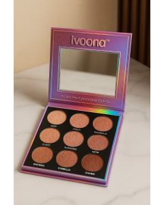 باليت آيشادو ivoona - 9 ألوان ناعمة B