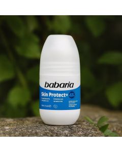 رول مزيل ومضاد للتعرق skin protect +باباريا 50 مل خالي من الاملاح الالمنيوم 