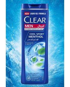 شامبو CLEAR MEN Cool Sport Menthol ضد القشرة للرجال – 400 مل