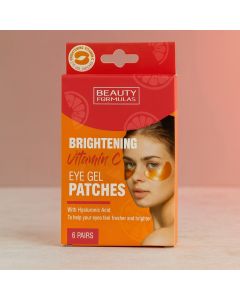 شرائح باتش جل للعيون بفيتامين C – Beauty Formulas (6 أزواج) - VITAMIN C