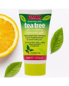 جل معالج الحبوب والشوائب بزيت شجرة الشاي – Beauty Formulas (30 مل)