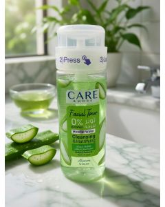 تونر للوجه CARE & MORE بالألوفيرا – تنظيف وتنقية