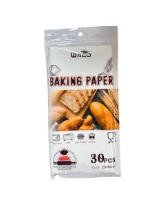 ورق زبدة 30 قطعة 25×30 سم WACO
