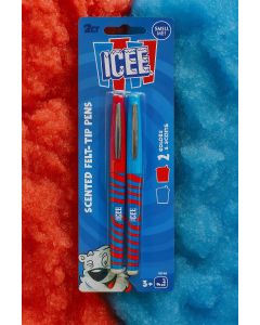 اقلام حبر معطر ICEE – علبة 2 لون