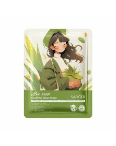 ماسك الوجه بالألوفيرا مهدئ ومرطب للبشرة 25 مل-SADOER ALOE VERA MASK