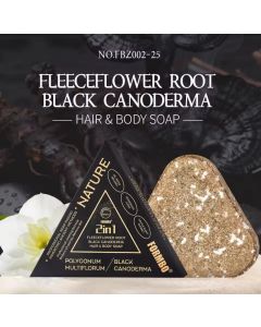 صابونة جذور الفليس فلاور والجانوديرما للشعر والجسم – Ganoderma Soap